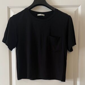 Aritzia Wilfred Free Slightly Cropped T-Shirt with Pocket